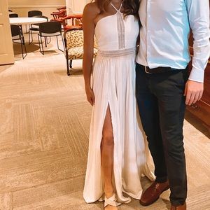 Stylestalker x BHLDN Rivka White Maxi Dress sz M